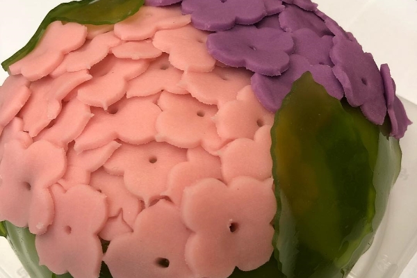 和菓子ケーキ あじさい